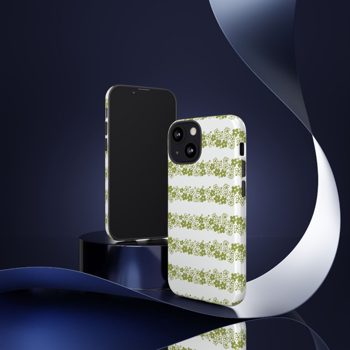 Pyrex Crazy Daisy Spring BlossonFloral Phone Case: Tough Cases with Elegant Green Floral Design, Durable Phone Cover