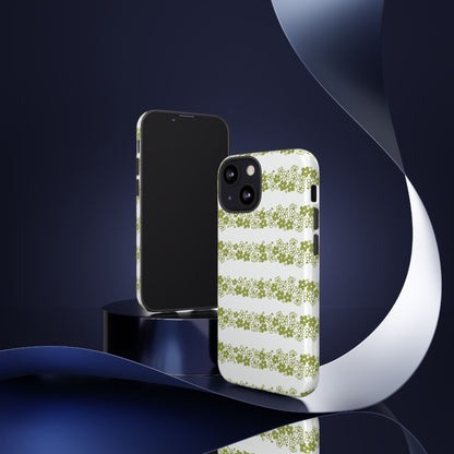 Pyrex Crazy Daisy Spring BlossonFloral Phone Case: Tough Cases with Elegant Green Floral Design, Durable Phone Cover