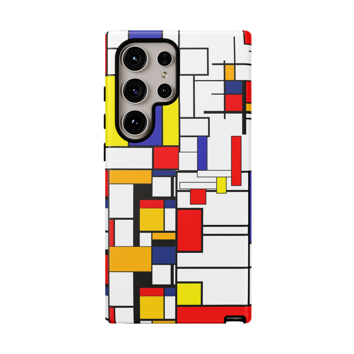 Retro Mod Mondrian, Mid Century Modern Style Tough Phone Case