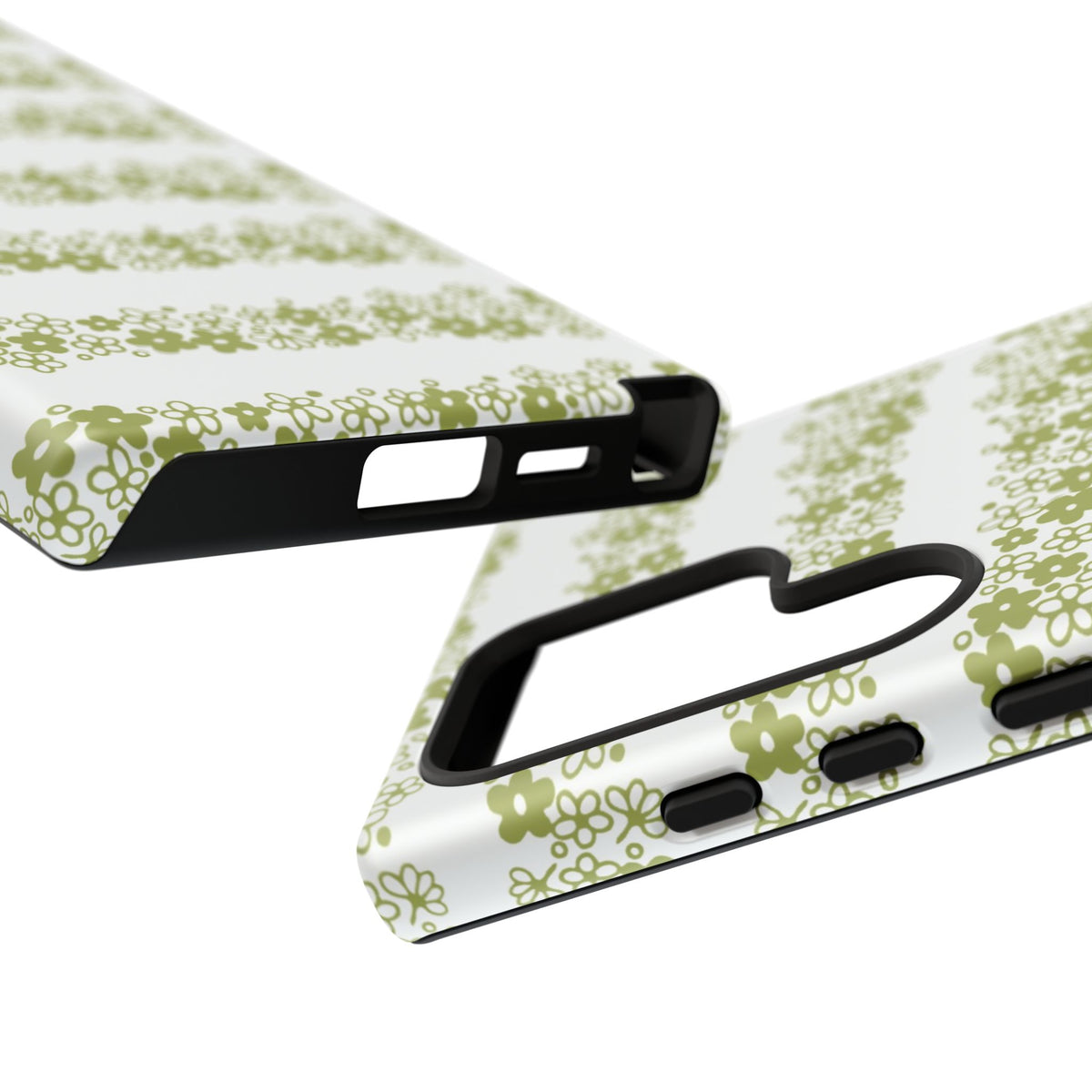 Pyrex Crazy Daisy Spring BlossonFloral Phone Case: Tough Cases with Elegant Green Floral Design, Durable Phone Cover