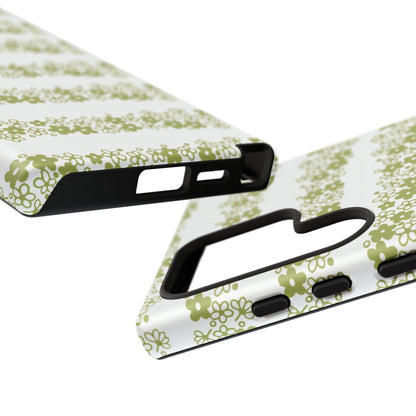 Pyrex Crazy Daisy Spring BlossonFloral Phone Case: Tough Cases with Elegant Green Floral Design, Durable Phone Cover