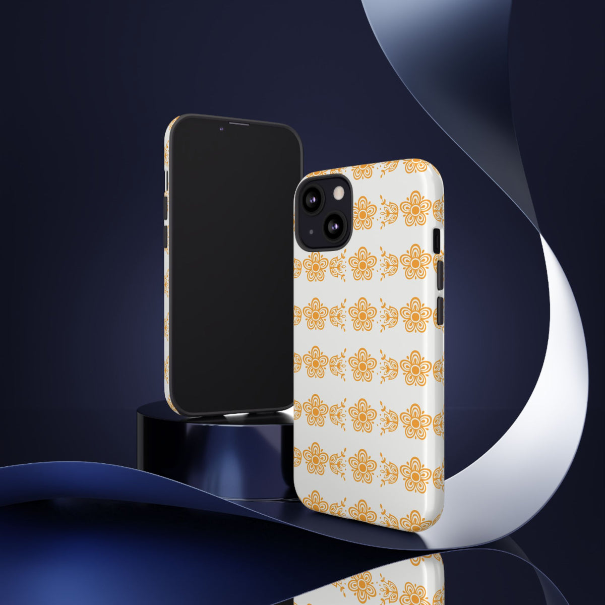 Pyrex Golden Butterfly Floral Phone Case, Tough Cases for Stylish Protection, Gift for Her, Durable, Trendy Floral Design, Cell Phone Cover