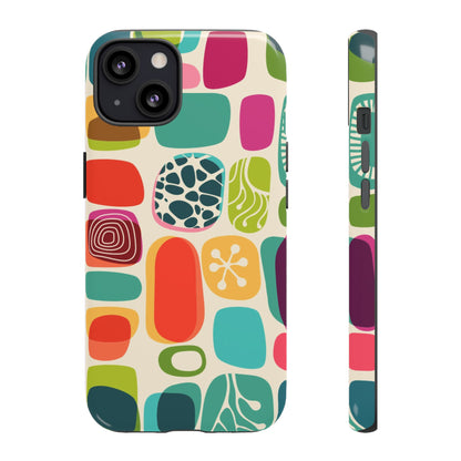 Mid Century Modern Amoeba Designed Tough Phone Case