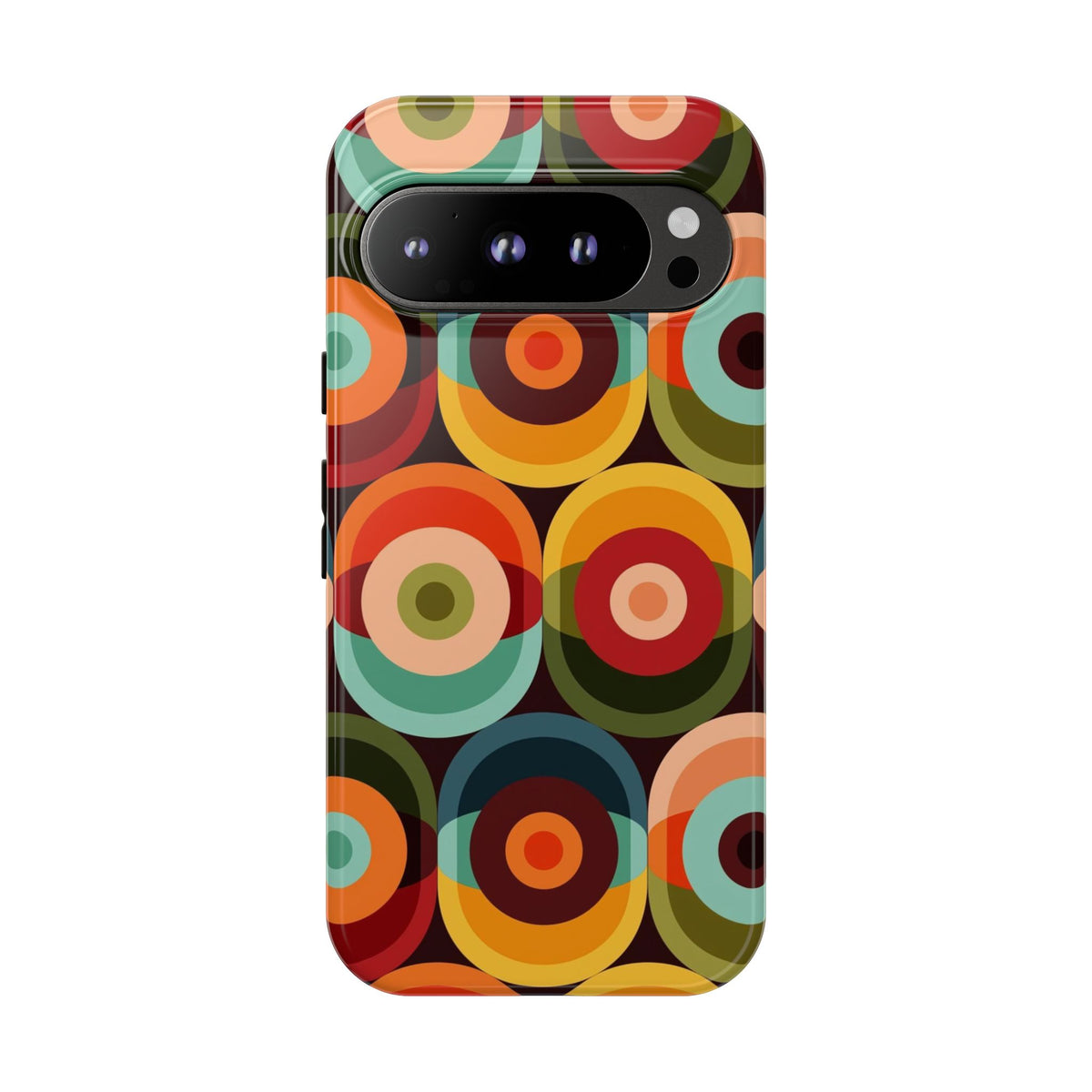 Retro Groovy Space Orb, Funky Fun Tough Phone Case