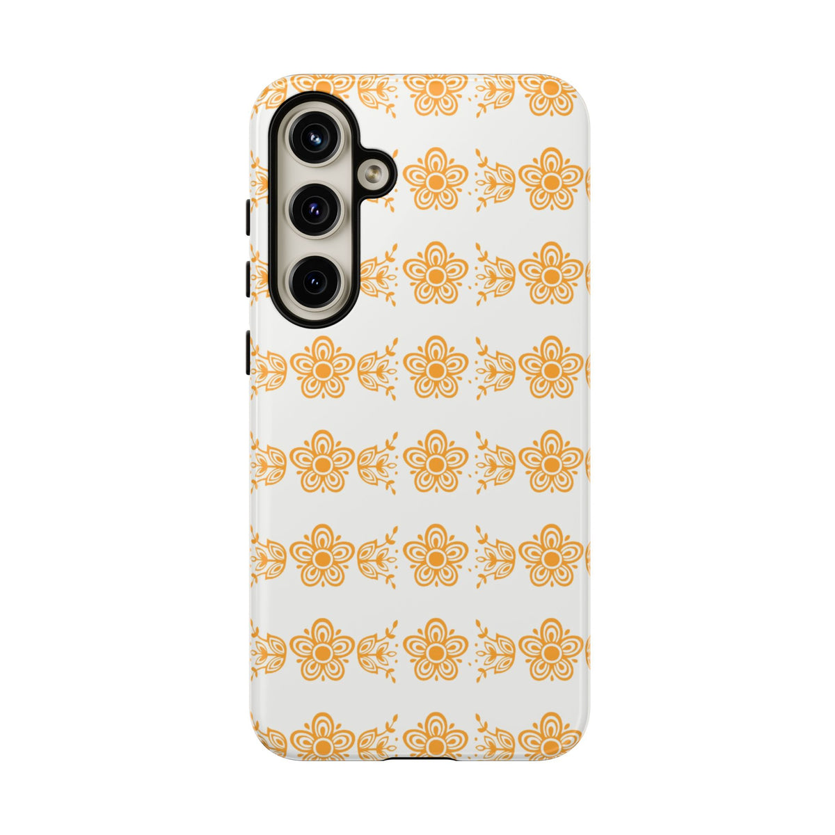 Pyrex Golden Butterfly Floral Phone Case, Tough Cases for Stylish Protection, Gift for Her, Durable, Trendy Floral Design, Cell Phone Cover