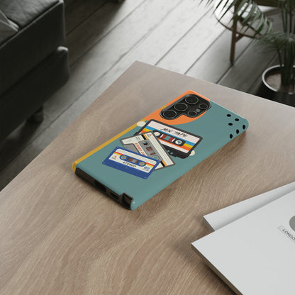 Gen X, Retro Cassettes Mid Mod Smart Phone Tough Cases
