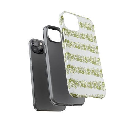 Pyrex Crazy Daisy Spring BlossonFloral Phone Case: Tough Cases with Elegant Green Floral Design, Durable Phone Cover