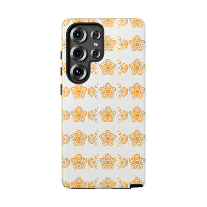 Pyrex Golden Butterfly Floral Phone Case, Tough Cases for Stylish Protection, Gift for Her, Durable, Trendy Floral Design, Cell Phone Cover
