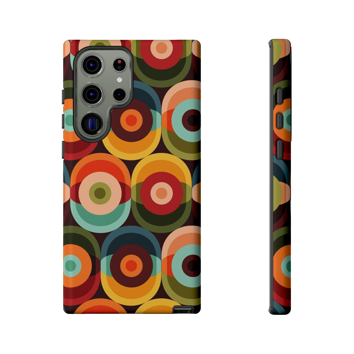 Retro Groovy Space Orb, Funky Fun Tough Phone Case
