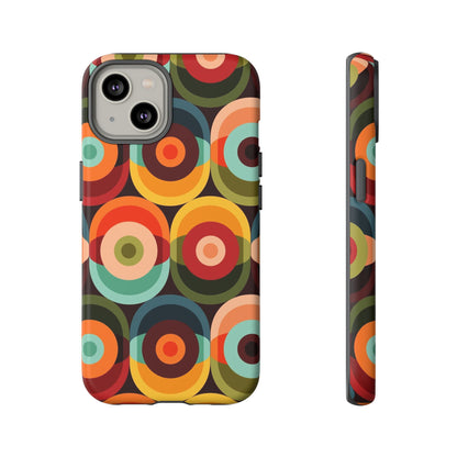 Retro Groovy Space Orb, Funky Fun Tough Phone Case