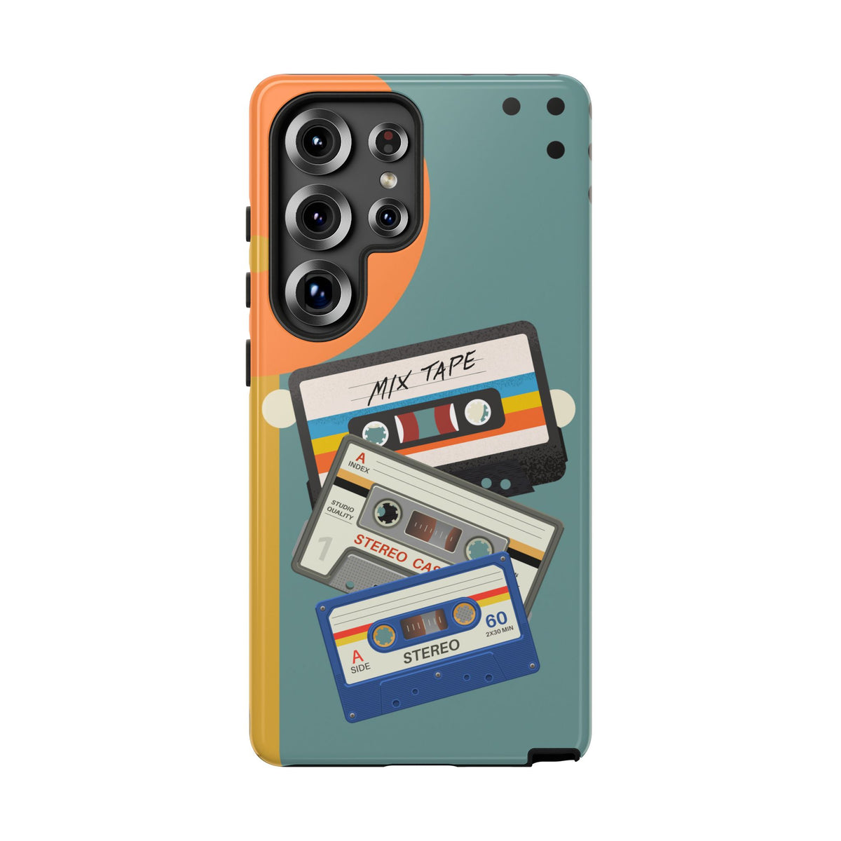 Gen X, Retro Cassettes Mid Mod Smart Phone Tough Cases