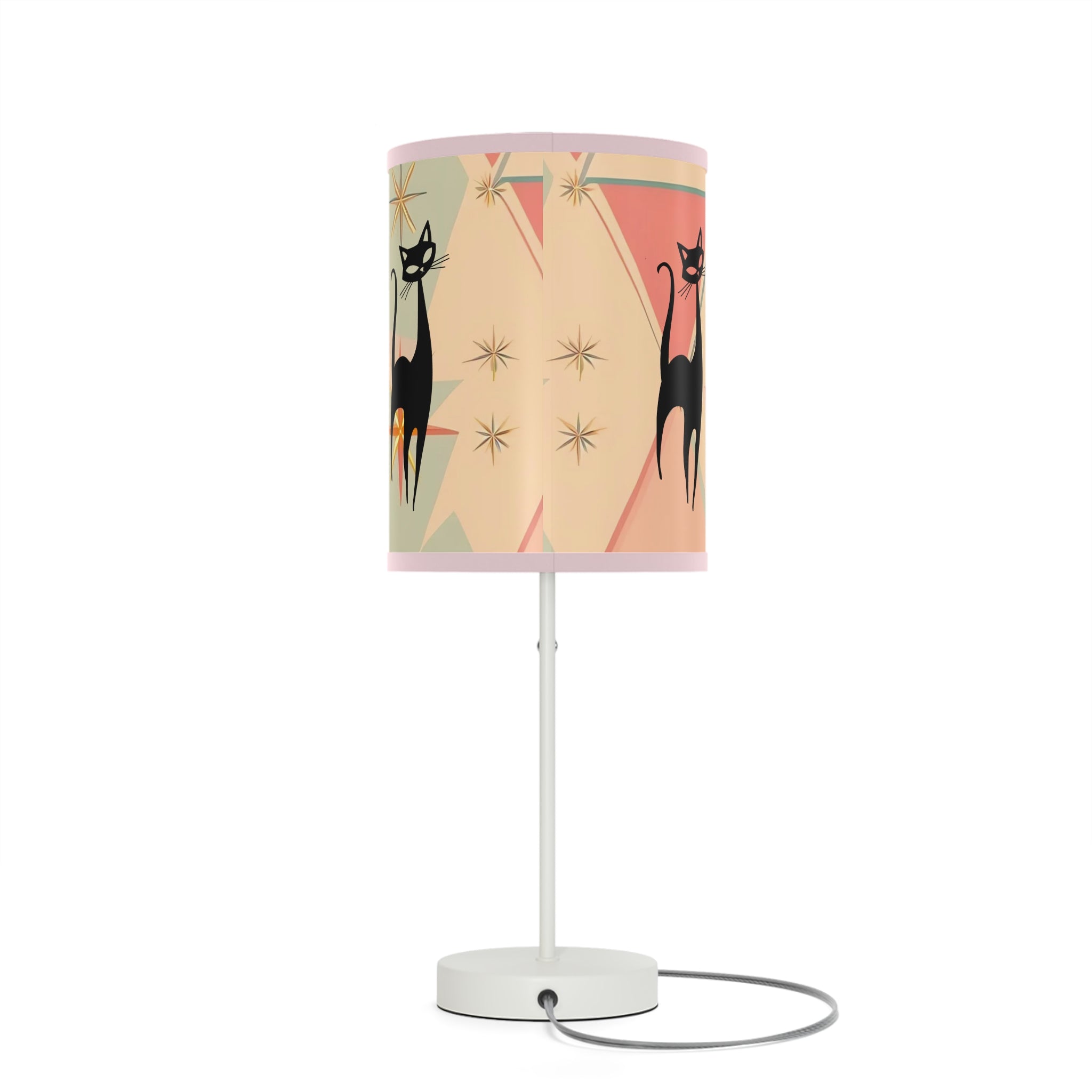 Mid-Century Modern Cat Lamp – Stylish Home Decor for Cat Lovers - Mid Century Modern Gal