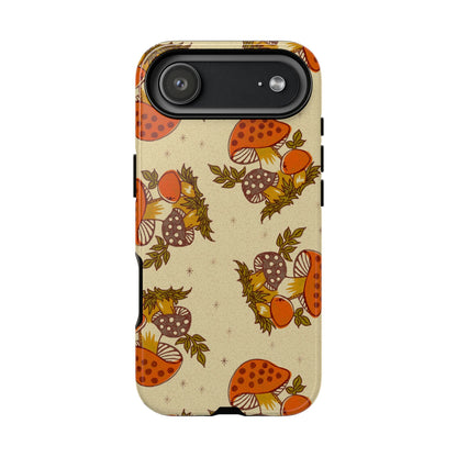 70s Merry Mushroom Groovy Retro Smart Phone Tough Phone Cases