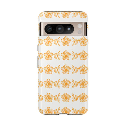 Pyrex Golden Butterfly Floral Phone Case, Tough Cases for Stylish Protection, Gift for Her, Durable, Trendy Floral Design, Cell Phone Cover