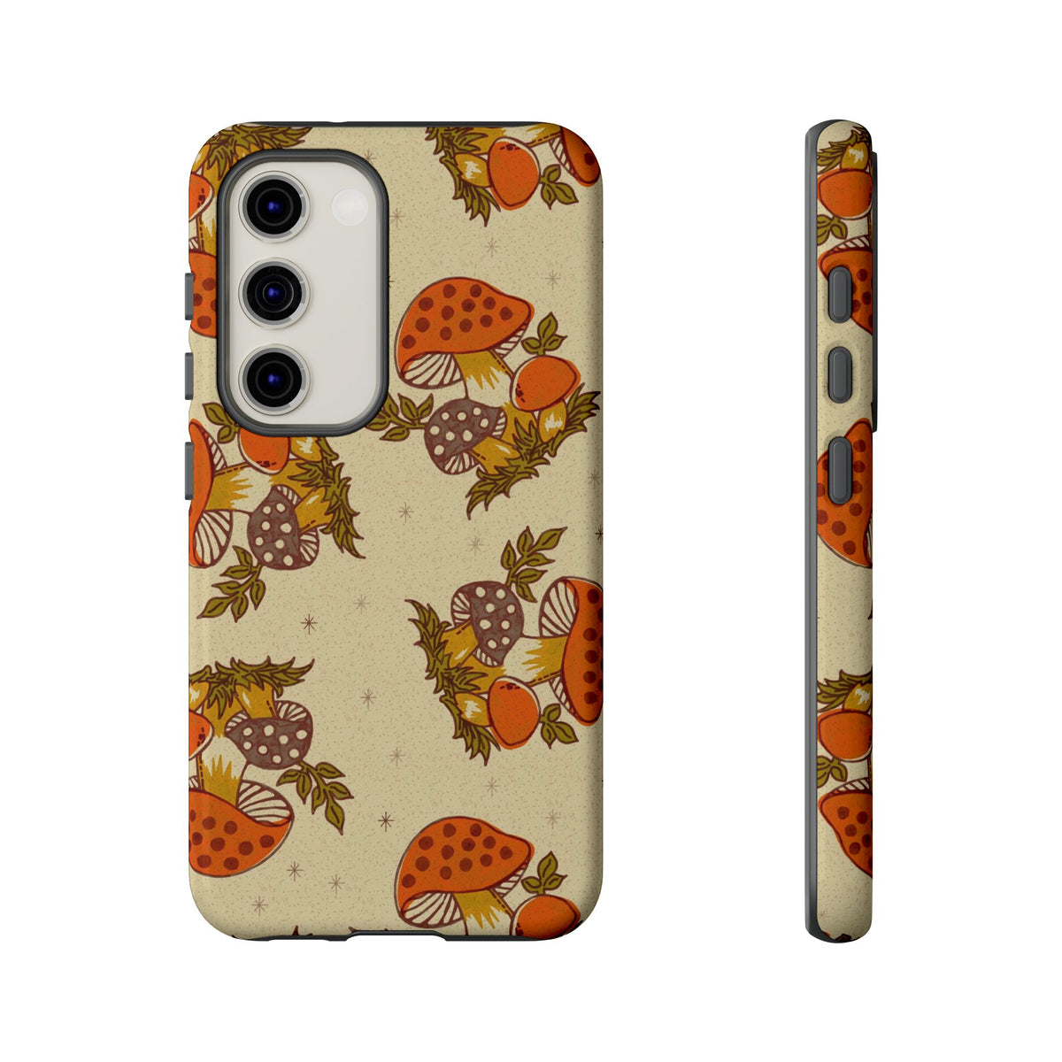 70s Merry Mushroom Groovy Retro Smart Phone Tough Phone Cases