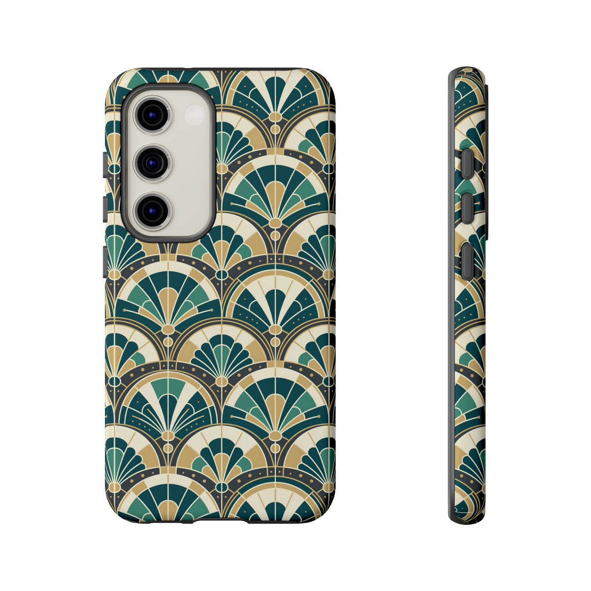 Art Deco Peacock Inspired Tough Phone Case