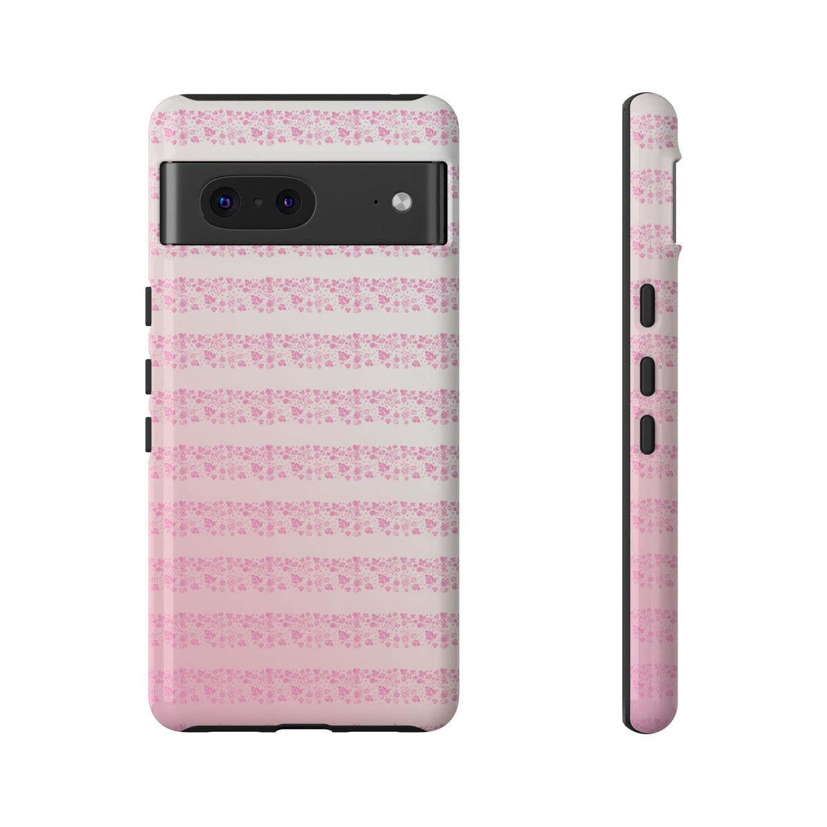Pink Pyrex Gooseberry Striped Phone Case, Stylish Phone Cover, Tough Protective Case, Cute Cell Phone Case, Trending Gift for Her