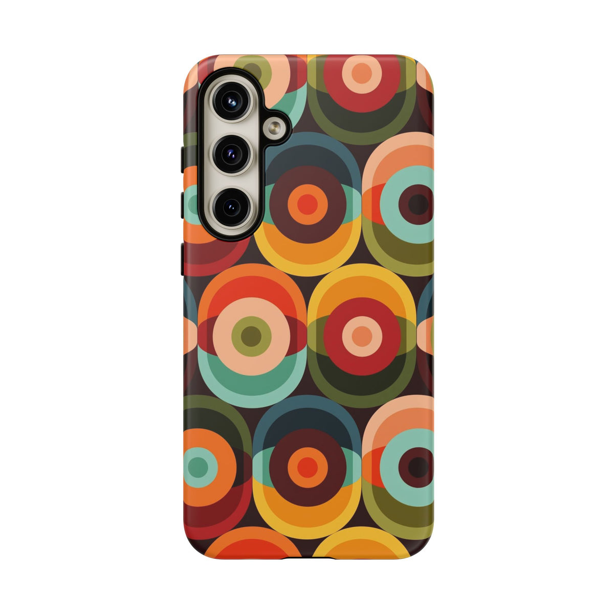 Retro Groovy Space Orb, Funky Fun Tough Phone Case