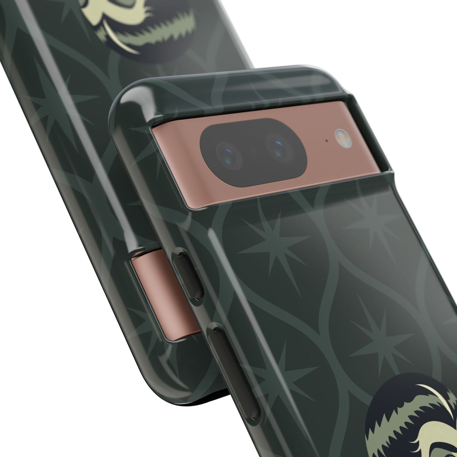 Vampire Dracula Girl Halloween Goth Horror Buff MCM Green Tough Phone Case