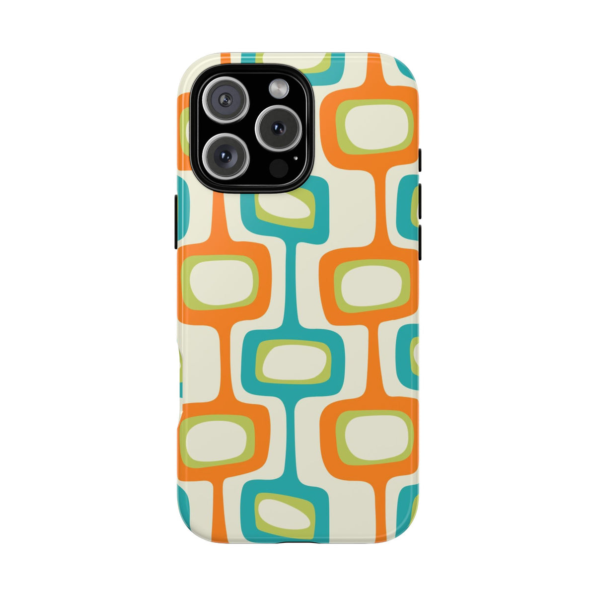 Mid Century Modern Groovy Googie Design, Colorful Smart Phone Tough Cases