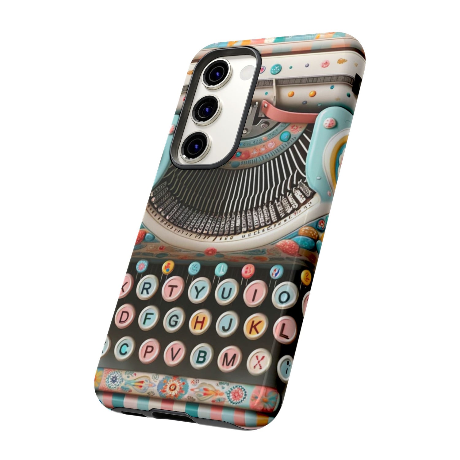 Retro Typewriter Mid Mod Kitschy  Quirky Fun Smart Phone, Tough Cases