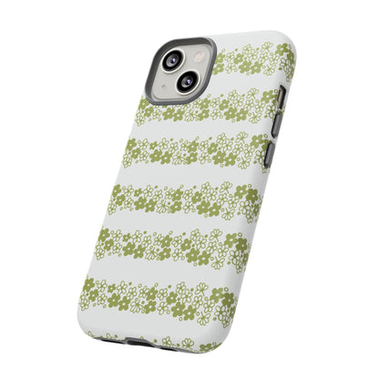 Pyrex Crazy Daisy Spring BlossonFloral Phone Case: Tough Cases with Elegant Green Floral Design, Durable Phone Cover