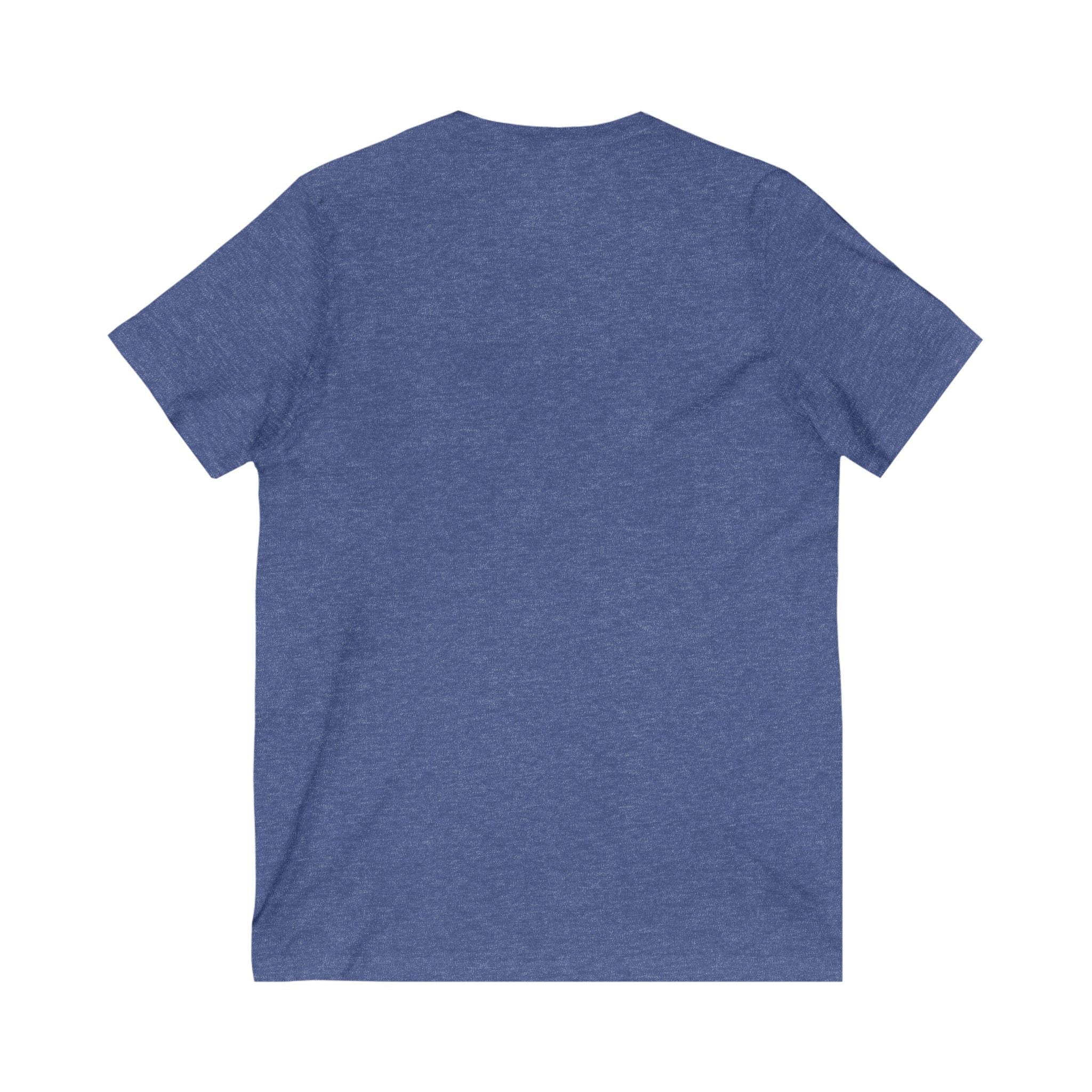 Atomic Cat, Mid Century Modern Whimsical V-Neck Tee For Women - Mid Century Modern Gal