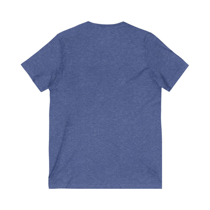 Atomic Cat, Mid Century Modern Whimsical V-Neck Tee For Women - Mid Century Modern Gal