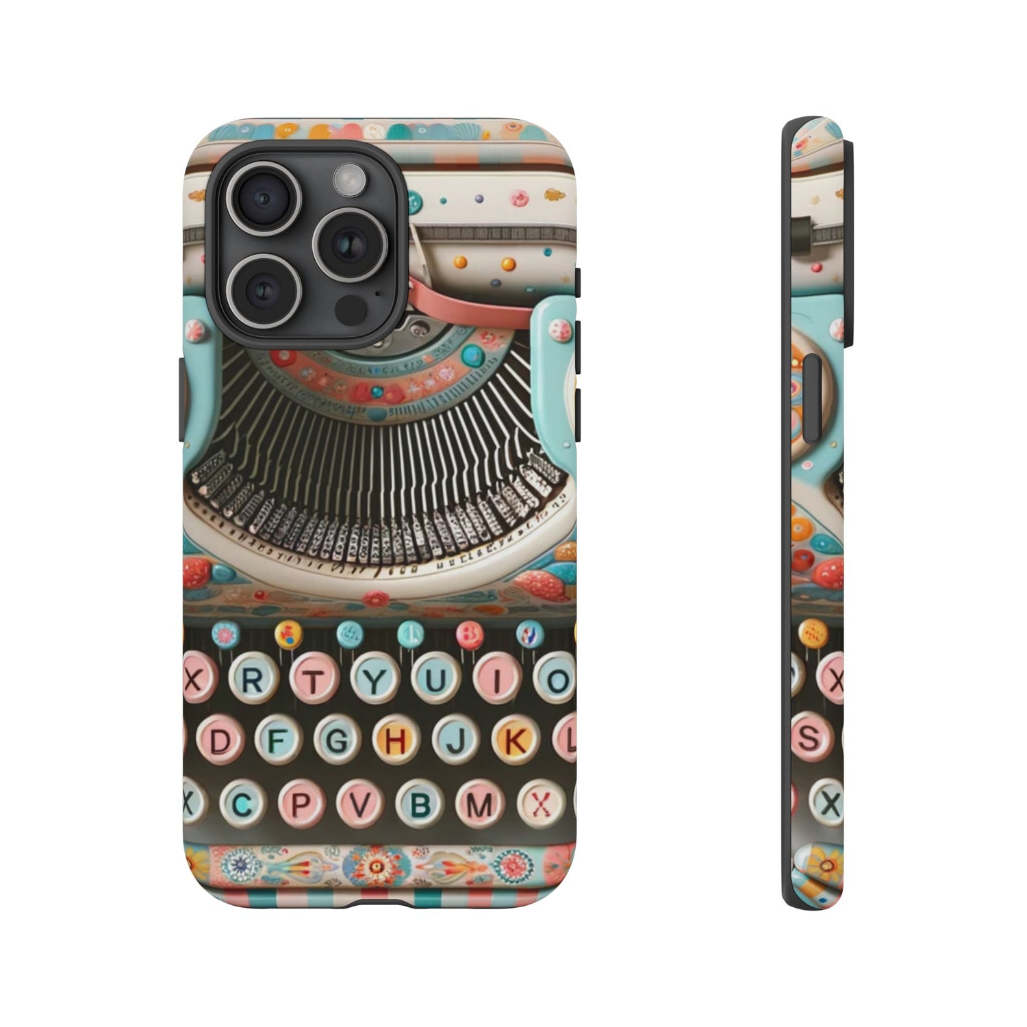 Retro Typewriter Mid Mod Kitschy  Quirky Fun Smart Phone, Tough Cases