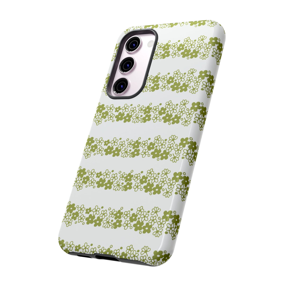 Pyrex Crazy Daisy Spring BlossonFloral Phone Case: Tough Cases with Elegant Green Floral Design, Durable Phone Cover