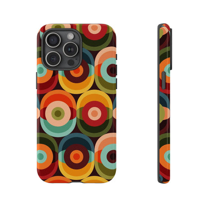 Retro Groovy Space Orb, Funky Fun Tough Phone Case