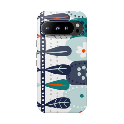 Scandinavian Modern Floral Nordic Hygge Tough Phone Case