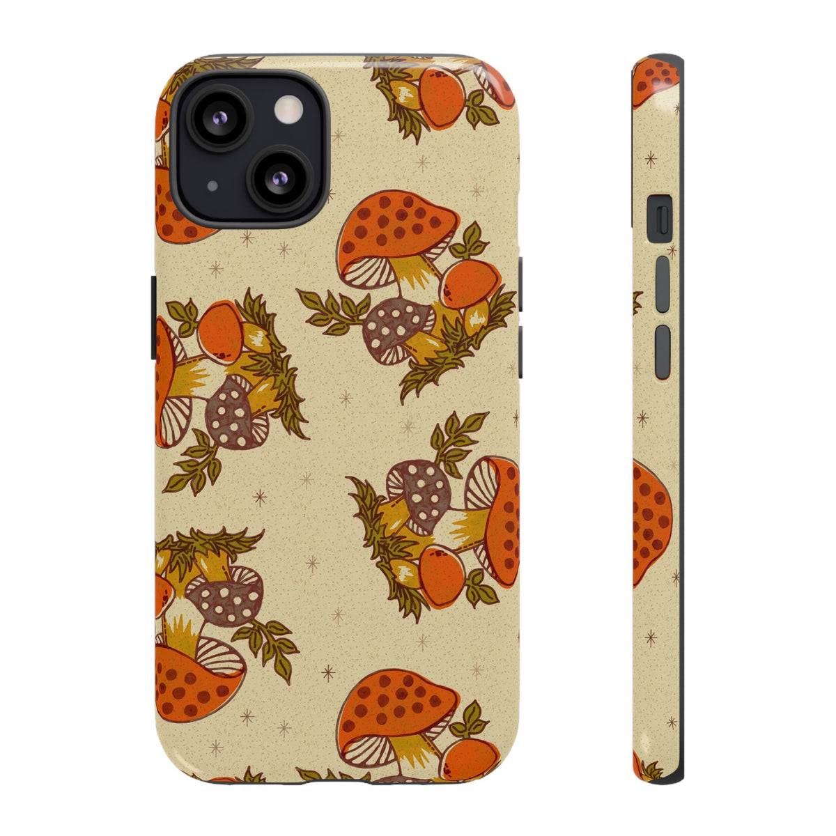 70s Merry Mushroom Groovy Retro Smart Phone Tough Phone Cases