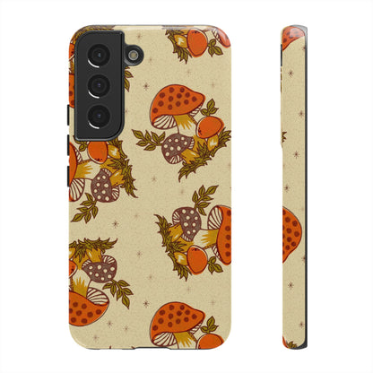 70s Merry Mushroom Groovy Retro Smart Phone Tough Phone Cases