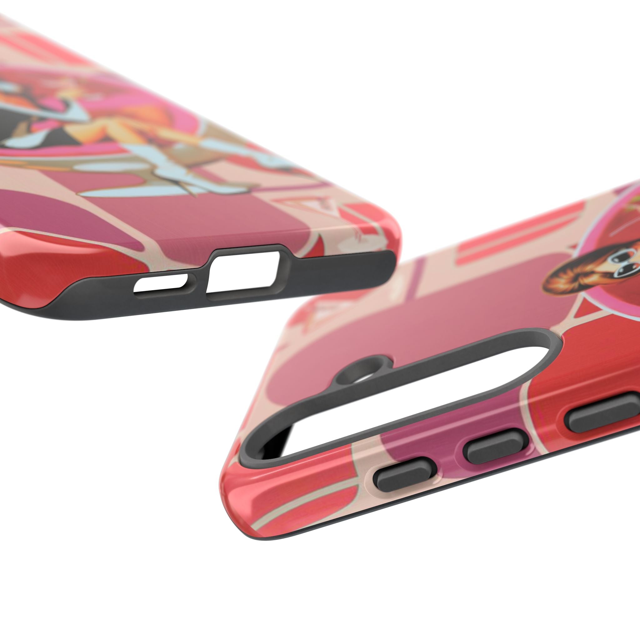 Mid Mod 60s Mod Gal, Kick Back Enjoy, Retro Chic Phone Case with Cocktail Design