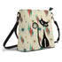 Mid Century Modern Atomic Cat Franciscan Starburst Mid Mod Bucket Bag - Mid Century Modern Gal