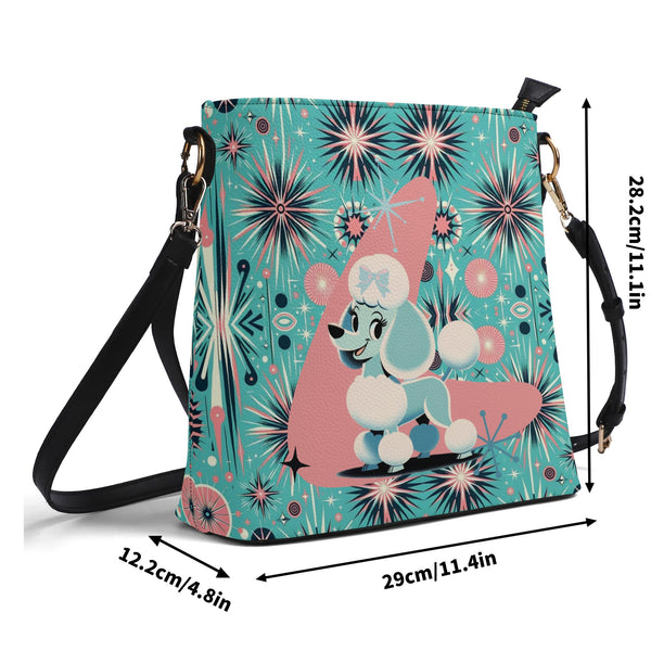 Atomic 50s Mid Mod Poodle Bucket Style Hand Bag