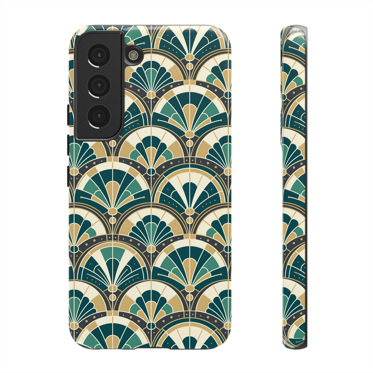 Art Deco Peacock Inspired Tough Phone Case