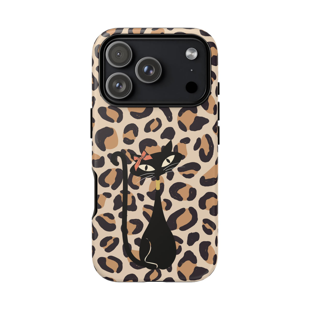 Mid Century Modern 50s Leopard Print, Atomic Cat, Mid Mod Tough Cases