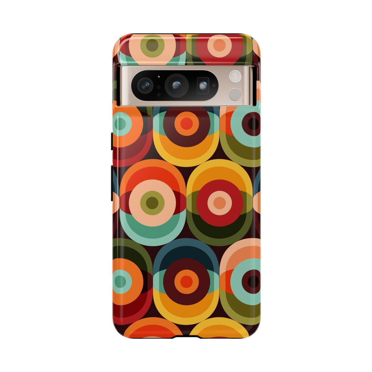 Retro Groovy Space Orb, Funky Fun Tough Phone Case