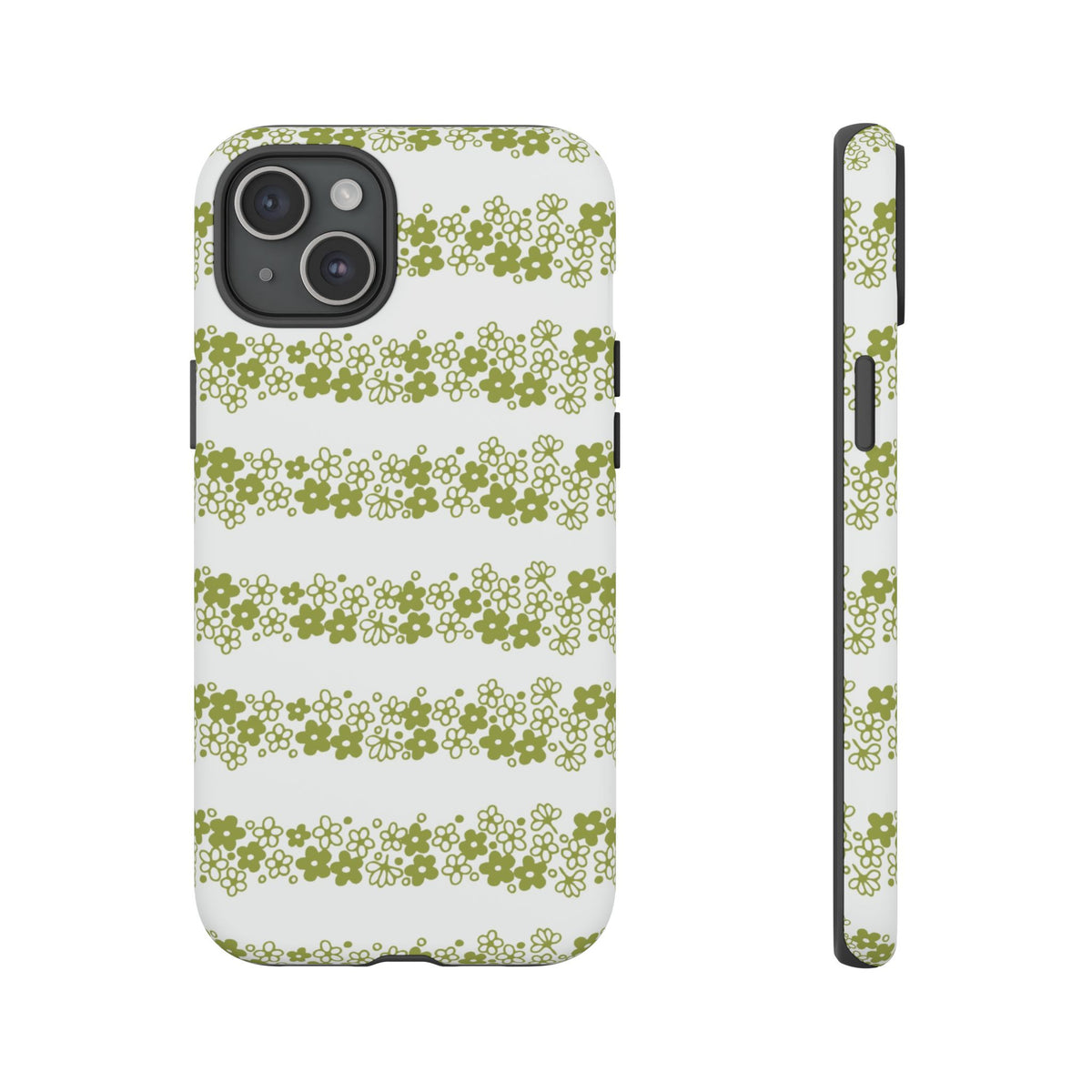 Pyrex Crazy Daisy Spring BlossonFloral Phone Case: Tough Cases with Elegant Green Floral Design, Durable Phone Cover