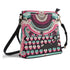 Retro Typewriter Bucket Bag, Kitschy Atomic Cat, Pink Purse - Mid Century Modern Gal