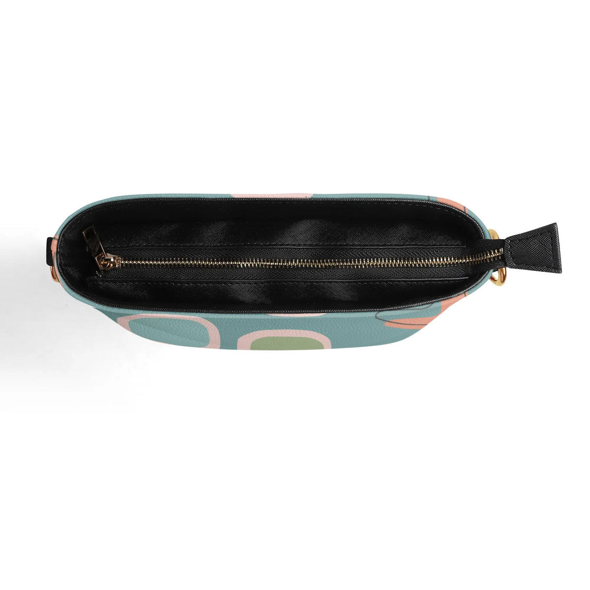 Mid Mod Atomic Cat, Light Teal, Kitschy Fun Retro Bucket Bag - Mid Century Modern Gal