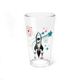 Atomic Space Dog, Mid Century Modern Inspired, Kitschy Cocktail, Mocktail Barware - Mid Century Modern Gal