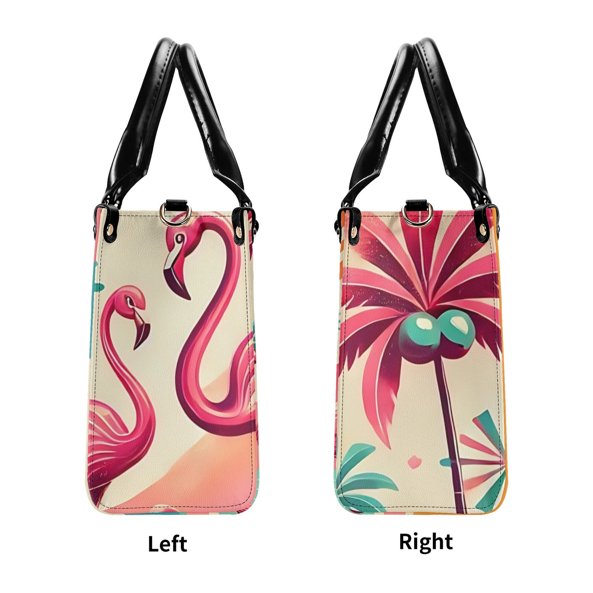 50s Flamingo Kitschy Mod Luxury Handbag - Mid Century Modern Gal