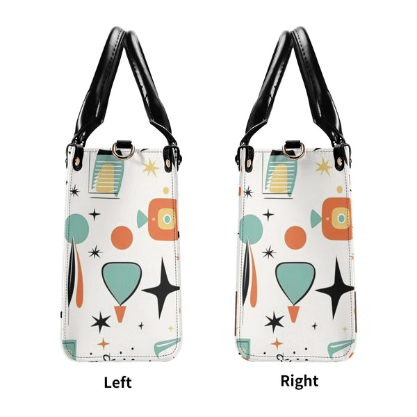 Mid Mox Doxie Lover, Kitschy Retro Trendy Atomic Handbag/Shoulder Bag