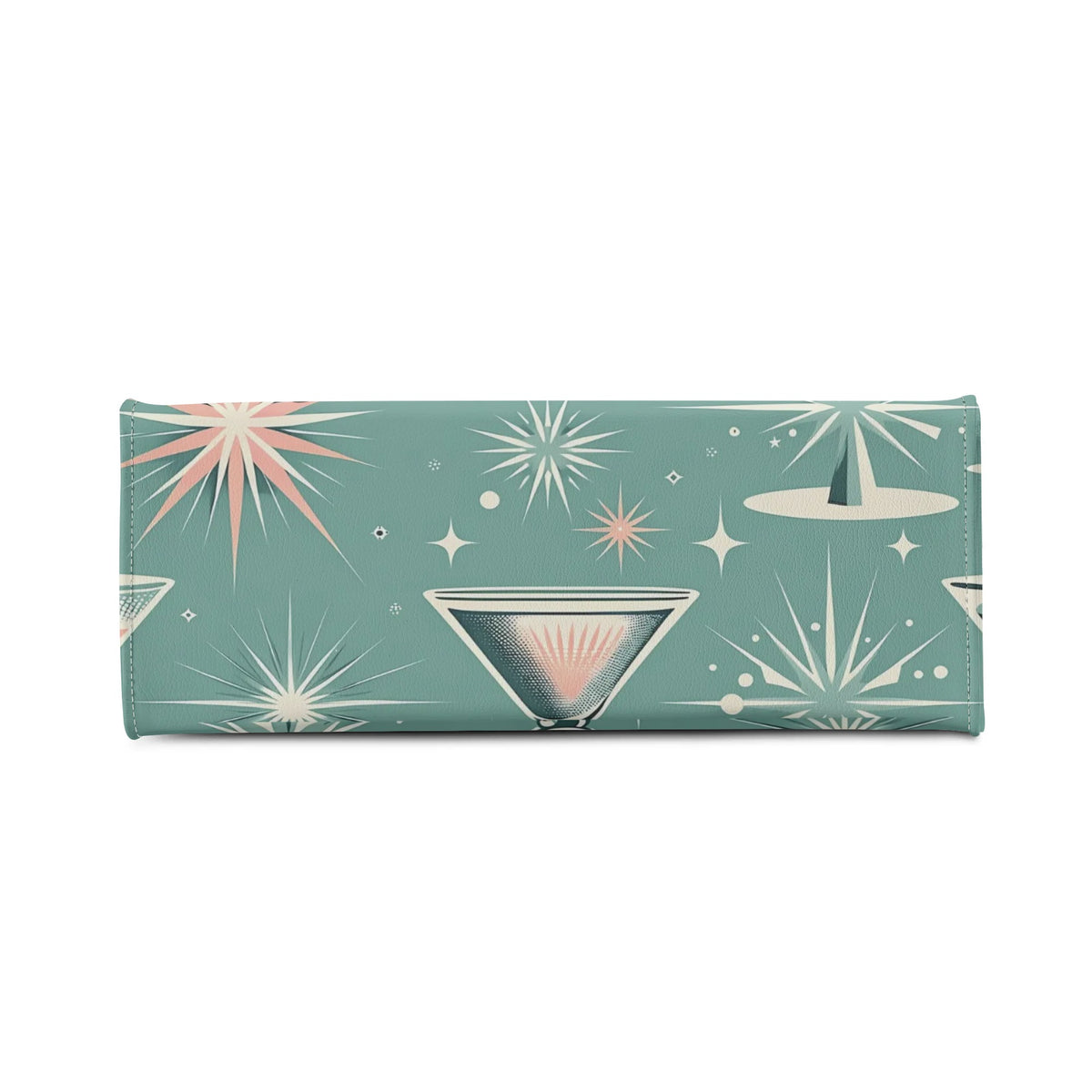 Mid Century Modern Gal, Mod 50s Atomic Kittie Martini Retro Kitschy Luxury Handbag Or Shoulder Bag - Mid Century Modern Gal