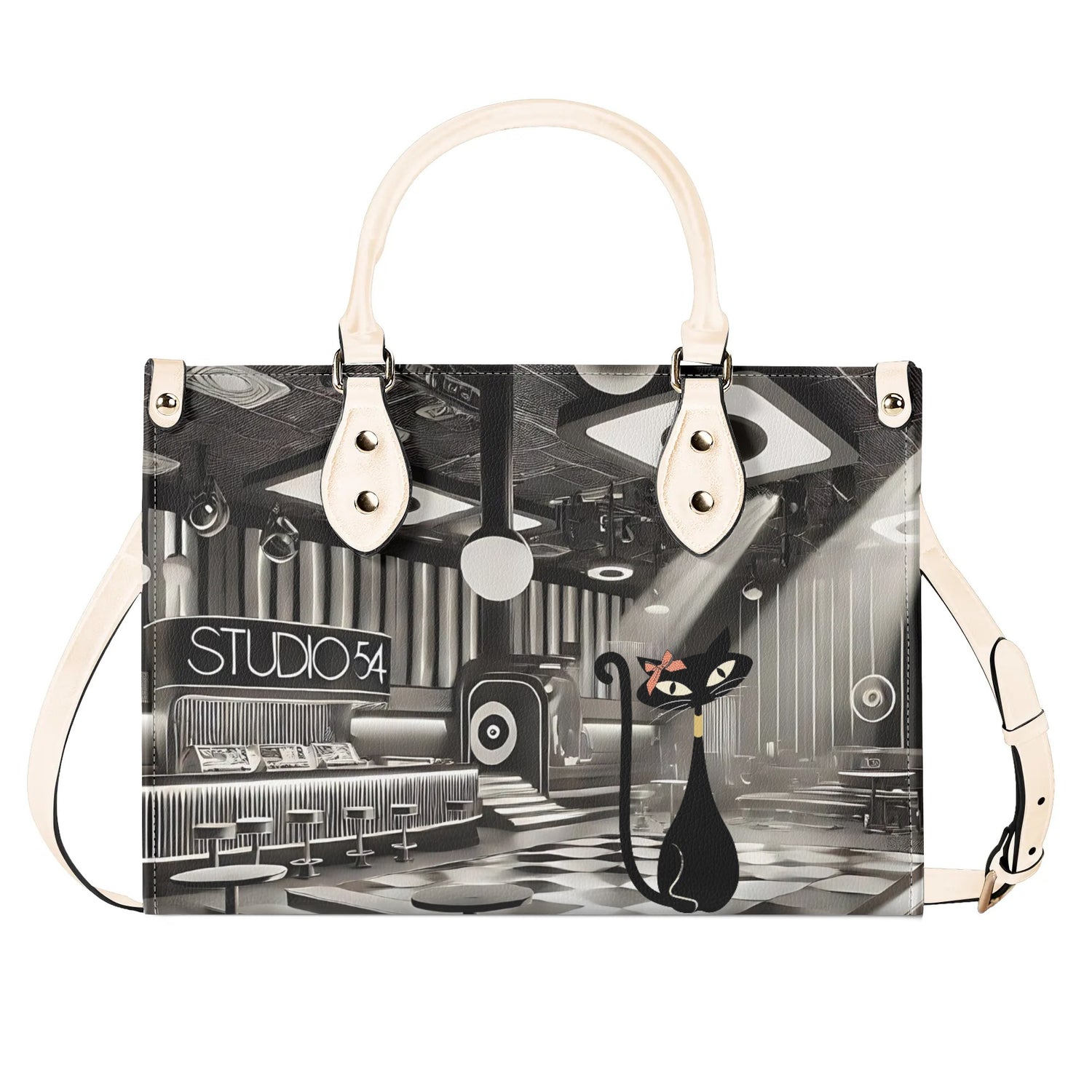 New York City Fashion Luxury Bag, Broadway Lover, Kitschy Cat, Shoulder, Handbag