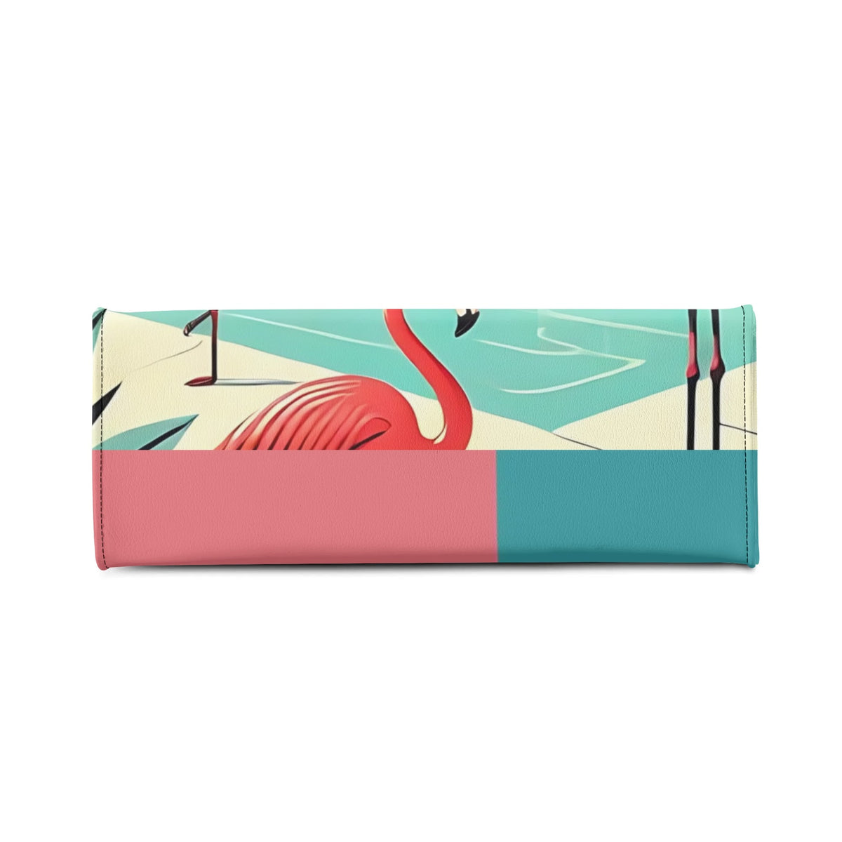 Palm Springs California Purse, Handbag, Shoulder Bag Mod Kitschy 50s Flamingo Bag - Mid Century Modern Gal
