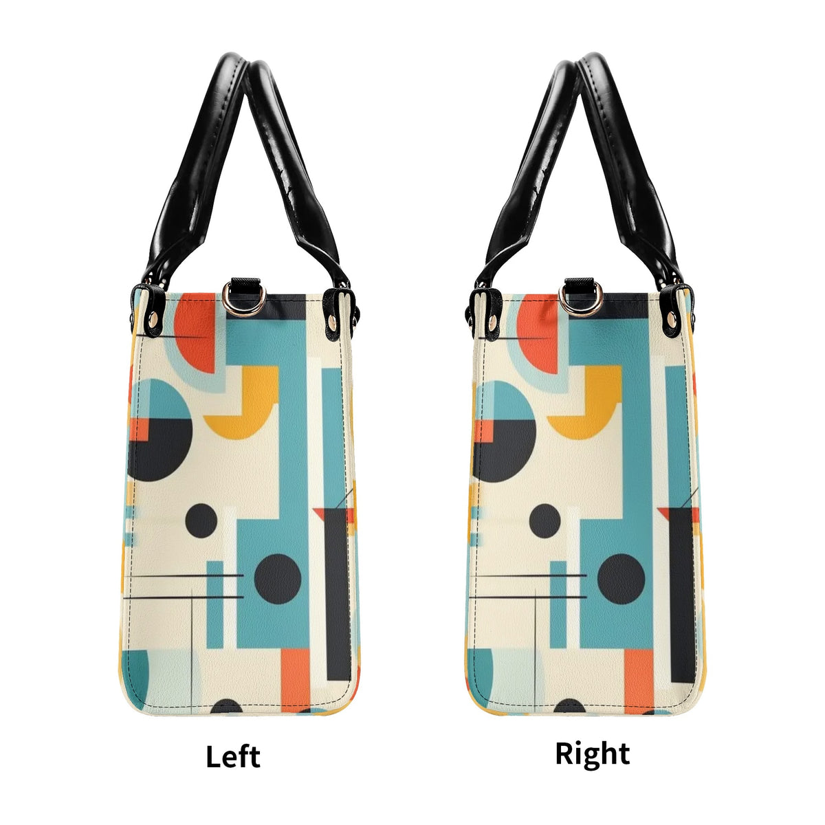 Mid Century Mod Gal, Bauhaus Designed, Funky Fun Handbag, Shoulder Bag - Mid Century Modern Gal